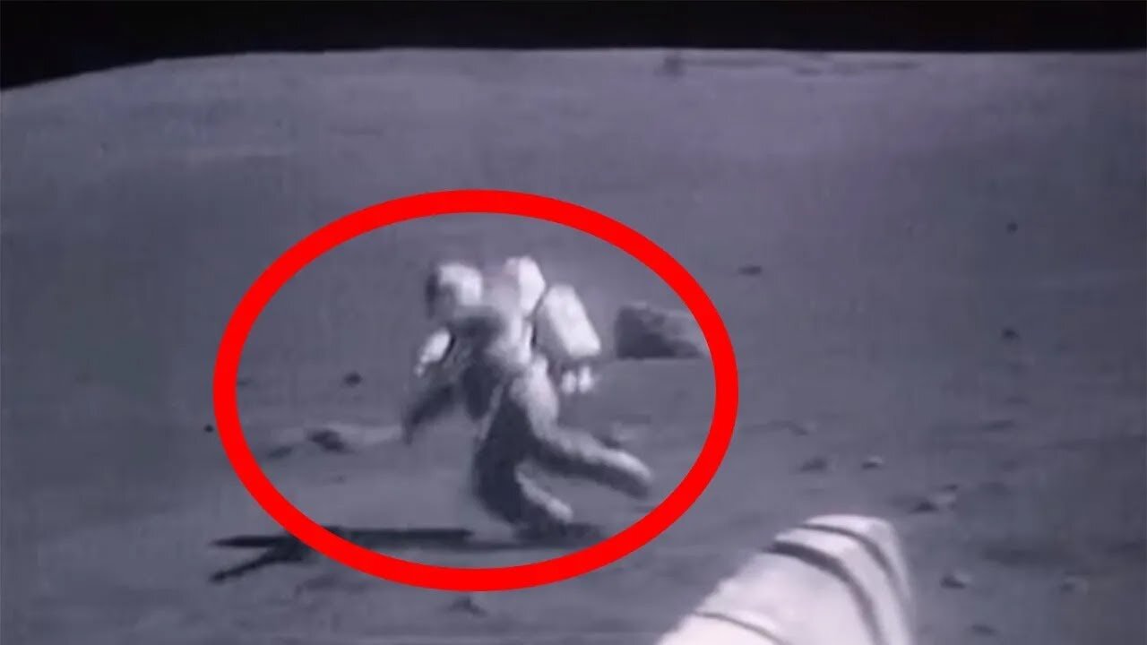 UNSEEN Footage - Astronauts Falling on the Moon (NASA Apollo Space Missions)