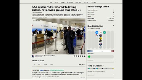 FAA Corrupted File To Blame For Grounding\Stopping All Domestic Flights,Confirmed Not Cyber Attack.