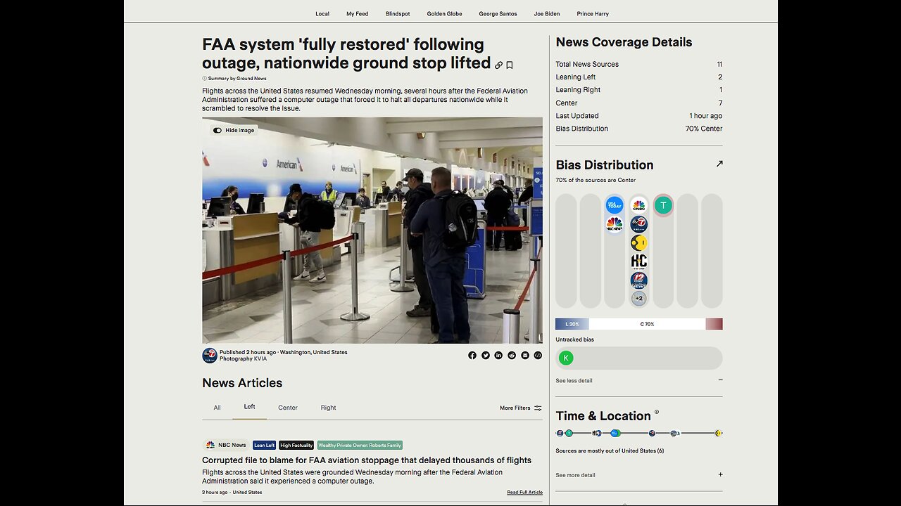 FAA Corrupted File To Blame For Grounding\Stopping All Domestic Flights,Confirmed Not Cyber Attack.