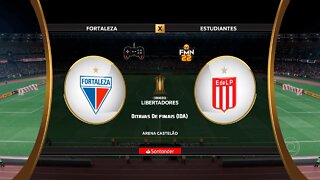 Libertadores 2022 - Fortaleza x Estudiantes | Oitavas de finais (IDA) | FIFA 22 SIMULAÇÃO