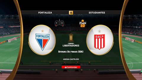 Libertadores 2022 - Fortaleza x Estudiantes | Oitavas de finais (IDA) | FIFA 22 SIMULAÇÃO