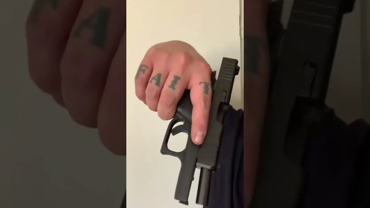 The Glock is ready to go