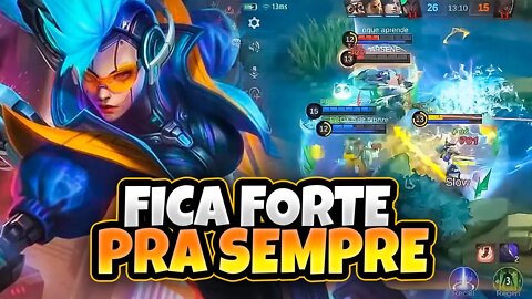 ELA NUNCA SAI DO META! É MUITO DANO REAL | MOBILE LEGENDS