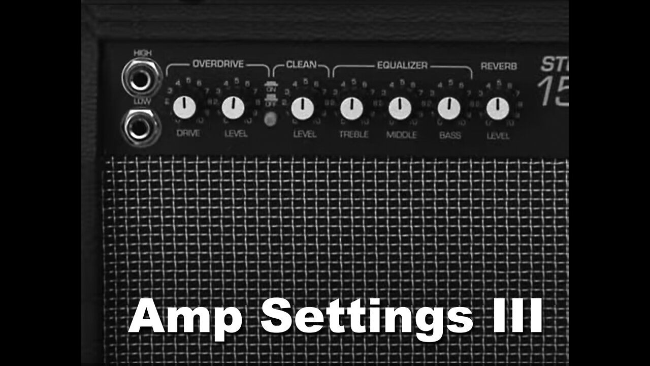 AMP SETTINGS III Guitar Amplifier Head & Speaker Cabinet footswitch controls and settings BUGERA G20