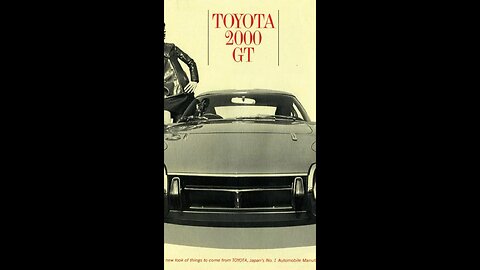 TOYOTA 2000GT (1967-1970) #carrojapones #carrosantigos