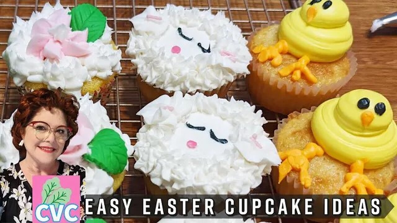 4 Easy Easter Cupcake Ideas