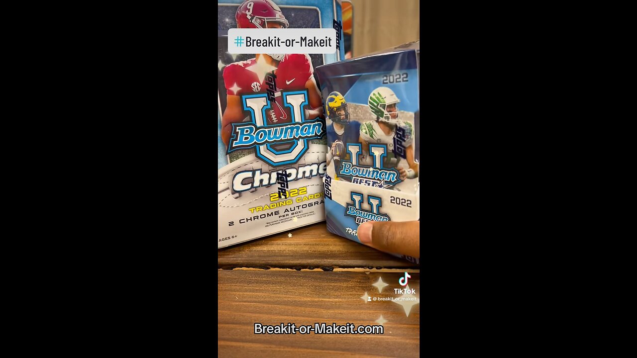 Breakit-or-Makeit : Bowman U trading cards