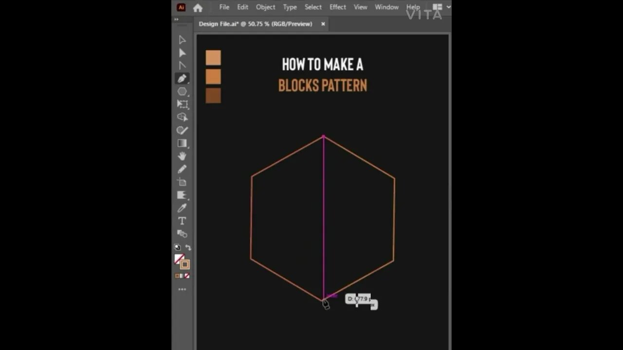 How to make Block Pattern in Adobe Illustrator | Adobe Illustrator Tutorial | Design Guru