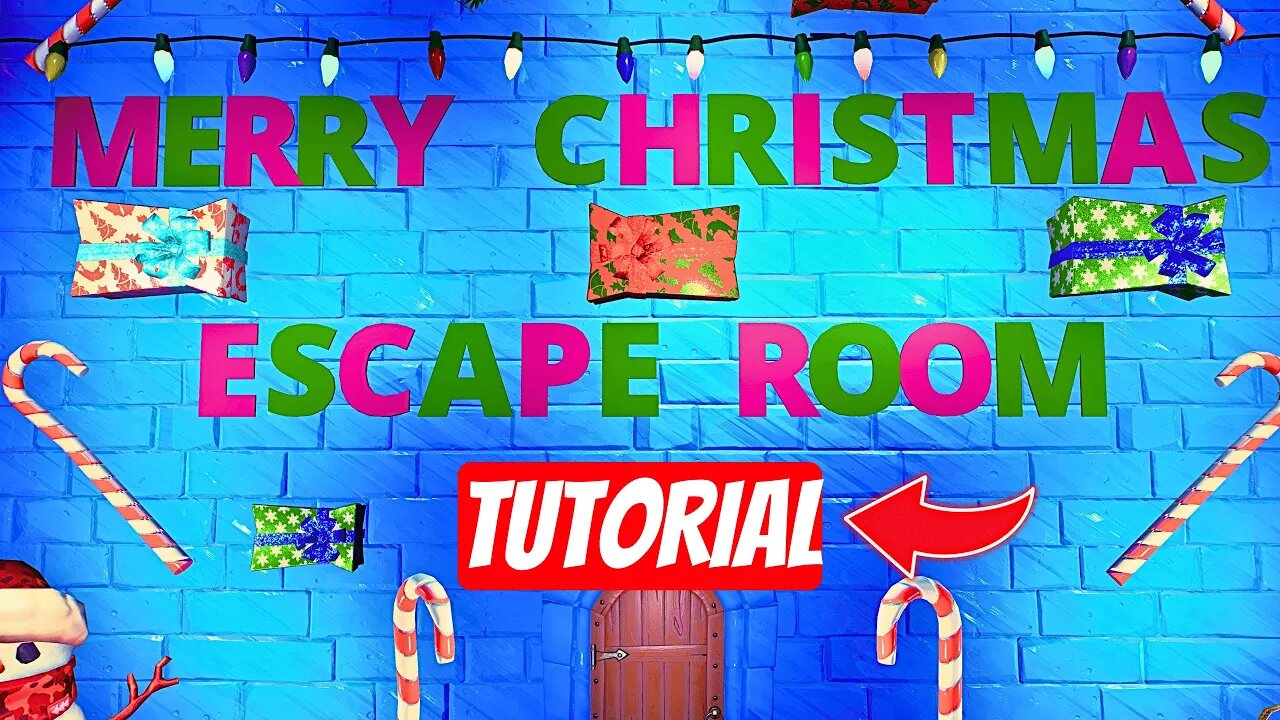 Fortnite Merry Christmas Escape Room - ( Easy Tutorial )