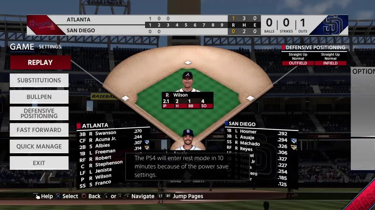 Braves Dynasty S:6 2023 G:63 @ San Diego (44-18)