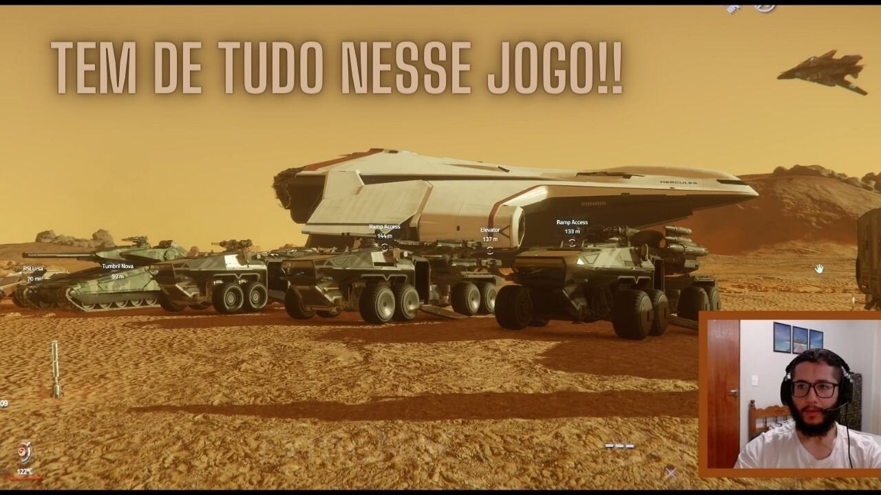 Star Citizen é pura diversão #combatedenaves #tanque #rasante