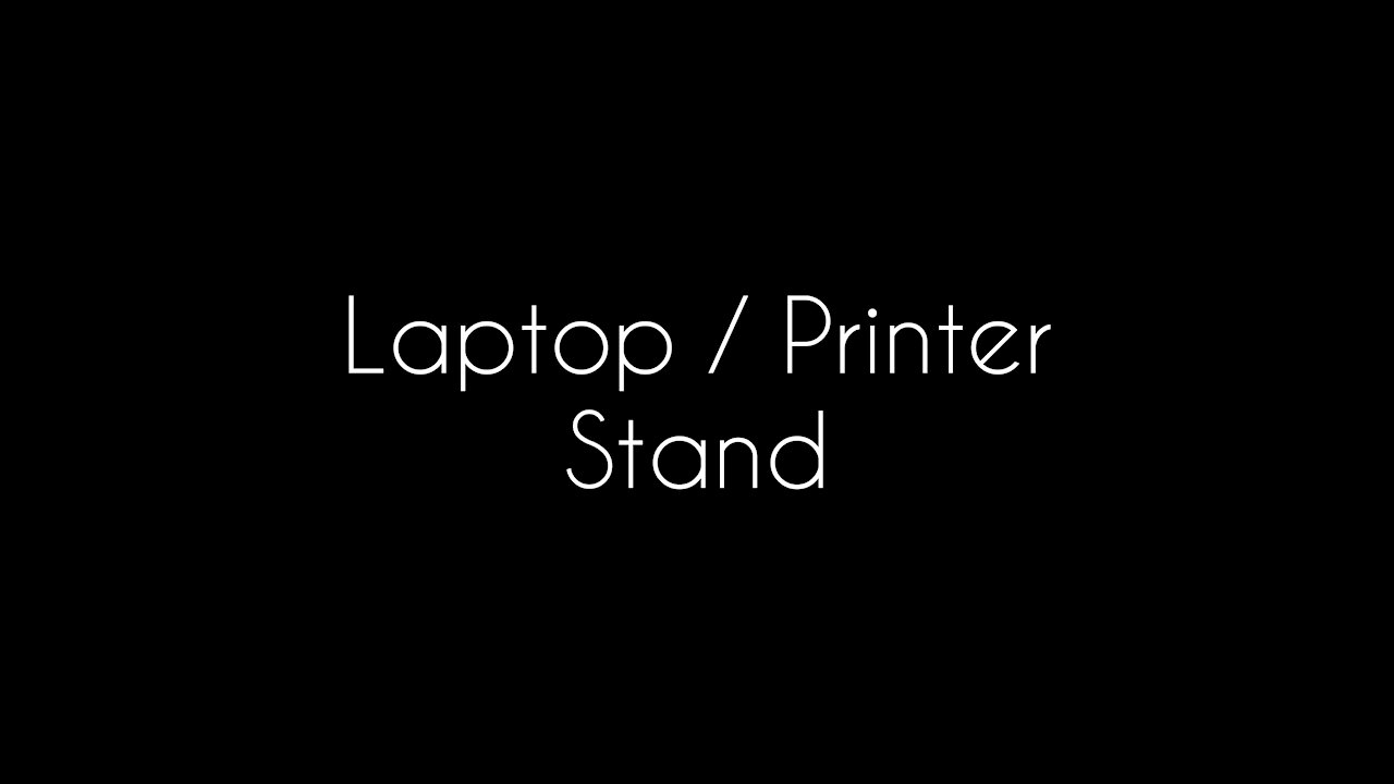 Short: Laptop / Printer Stand