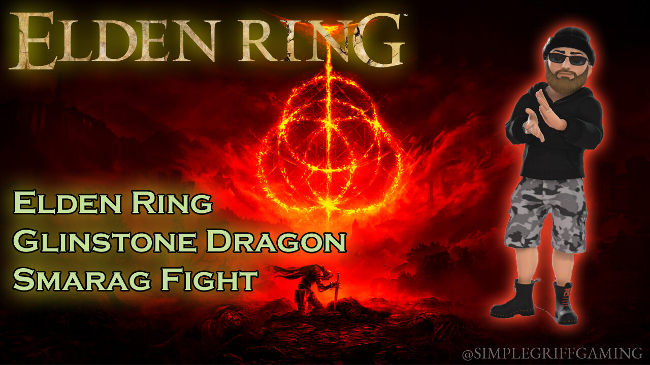 Elden Ring Glinstone Dragon Smarag Fight