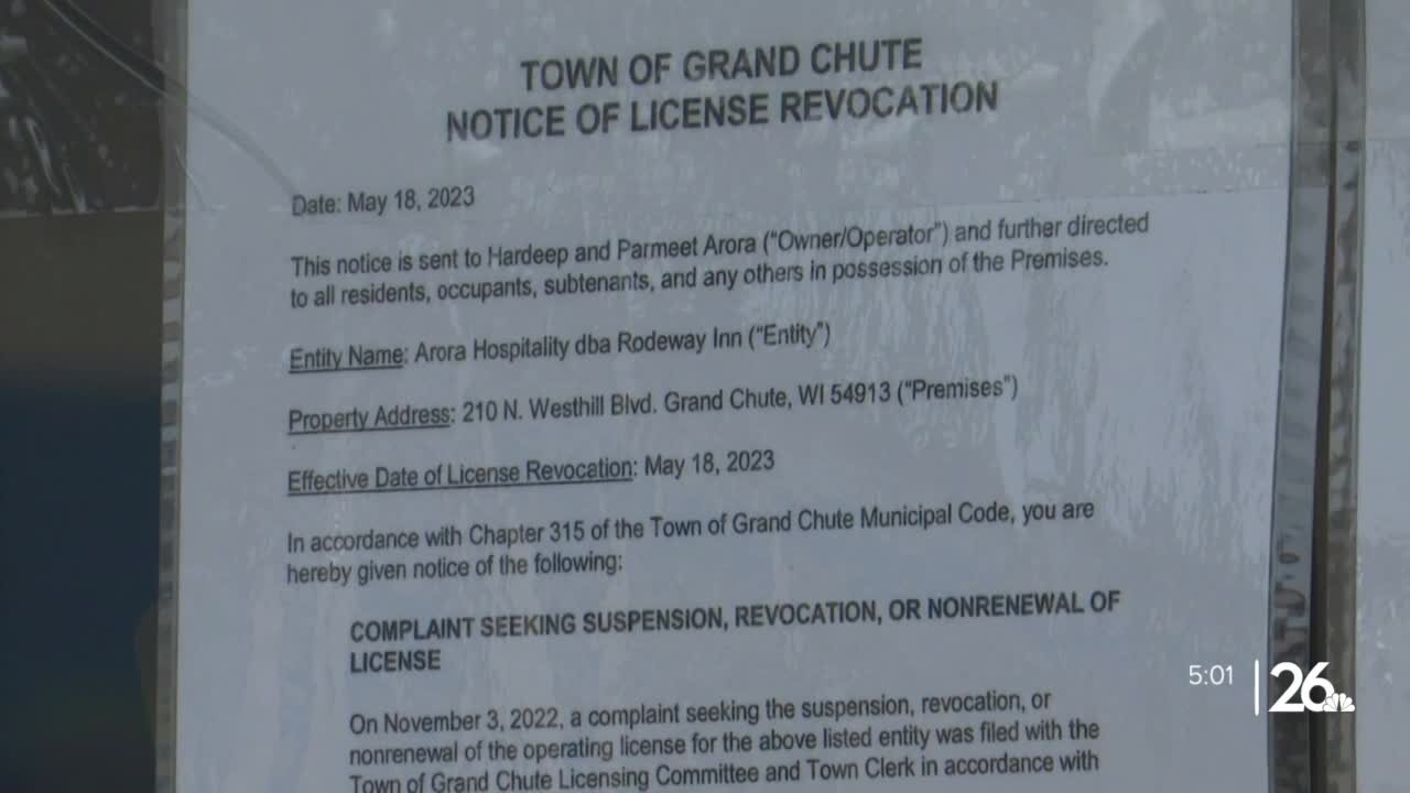 Rodeway Inn in Grand Chute loses hotel license amidst years of complaints