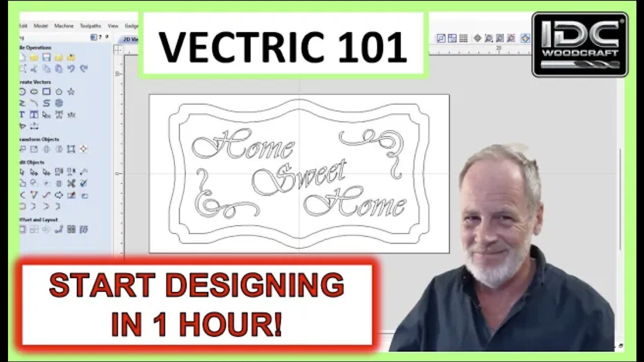 Vectric 101 Tutorial For The Absolute Beginner [Vcarve, Aspire, Cut2D]