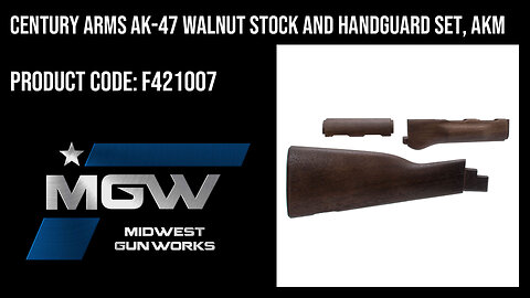 Century Arms AK-47 Walnut Stock and Handguard Set, AKM - F421007