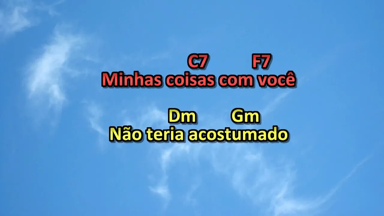 ODAIR JOSE MINHAS COISAS KARAOKE PLAYBACK