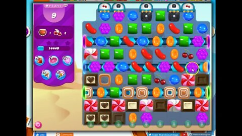 Candy Crush Level 3717 Talkthrough, 25 Moves 0 Boosters