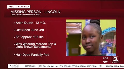 Lincoln Police looking for missing 12-year-old girl, asking for public's help