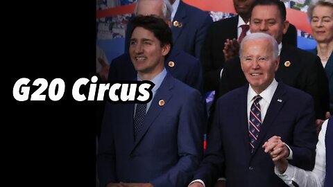 G20 circus. Biden unpopular and isolated