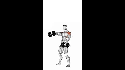 Alternating Dumbbell Front Raise Exercise.