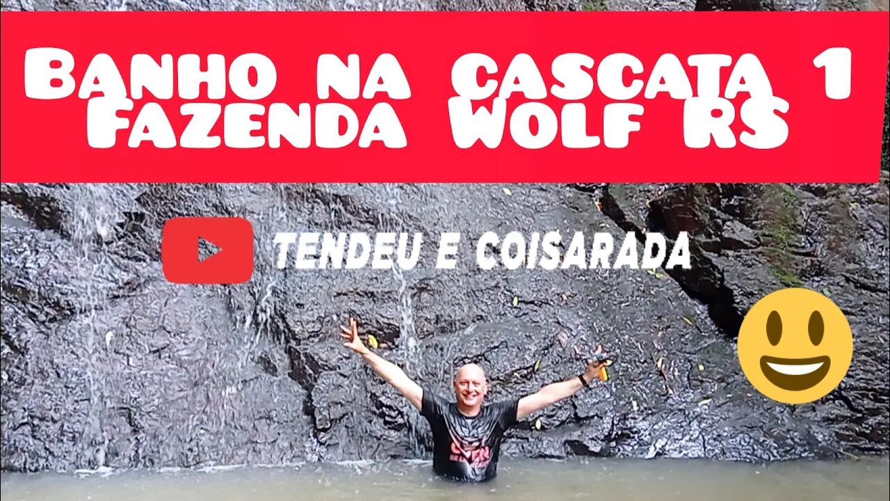 Cascata 1 do camping cabanas e fazenda Família Wolff - Rolante - RS #camping #cabanas #viajar