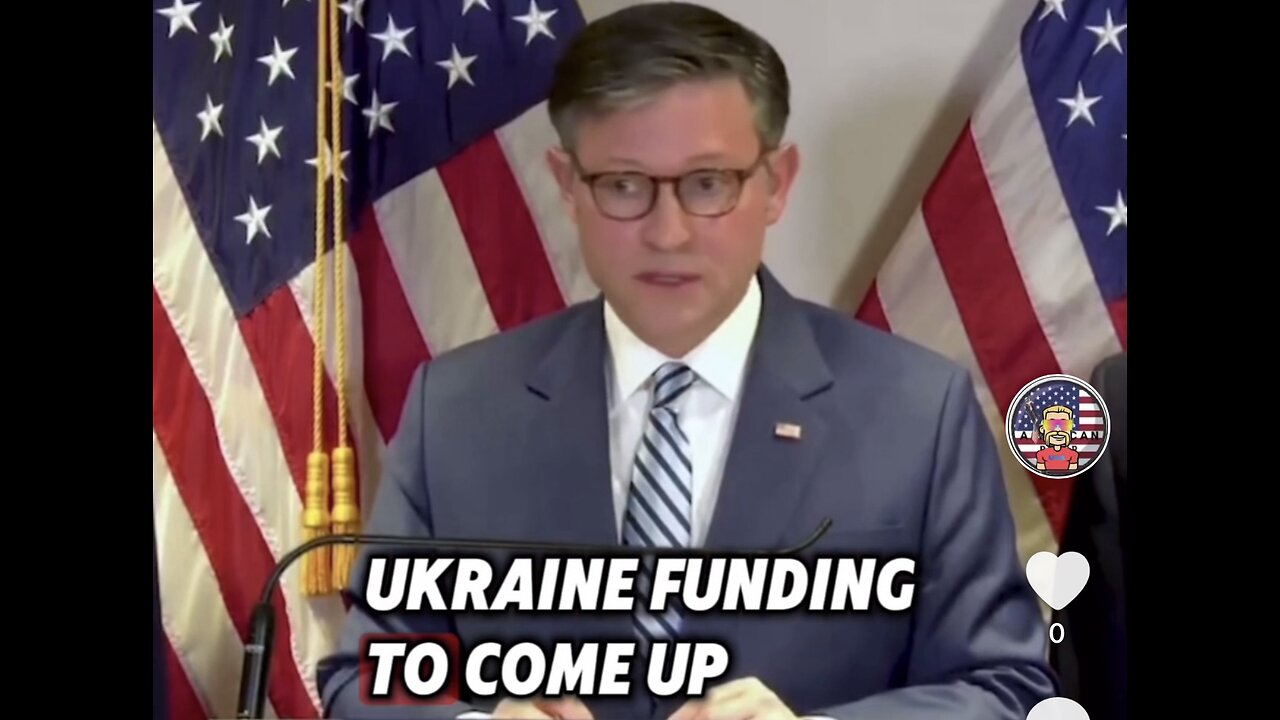 Speaker Johnson say he will NOT FUND UKRAINE