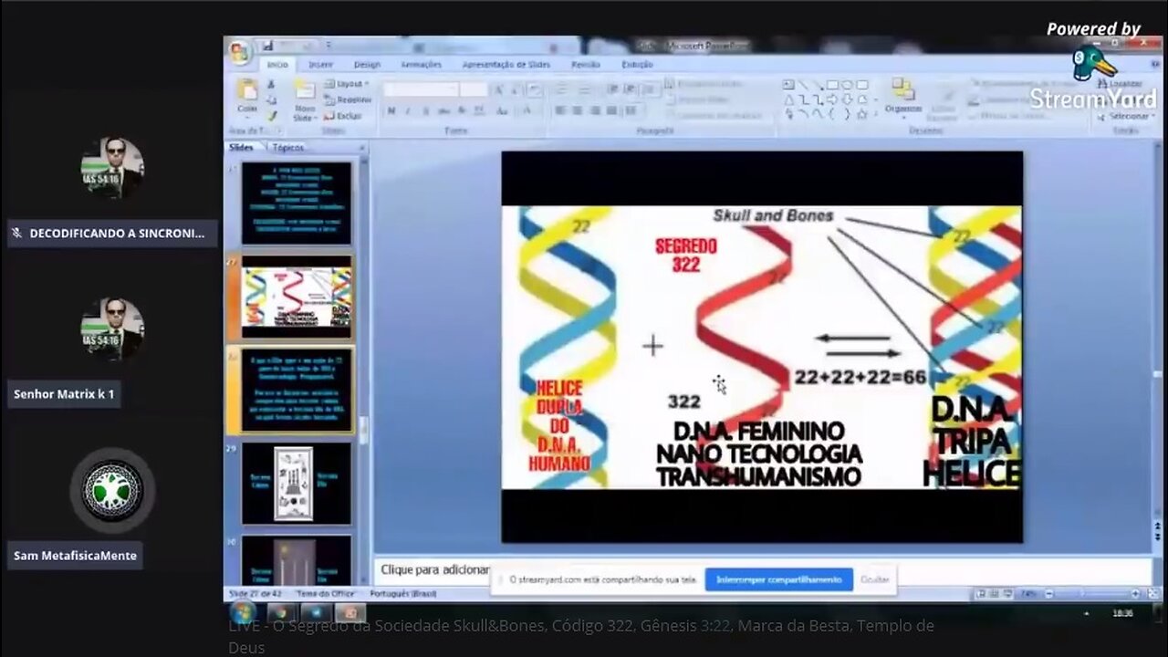 O Segredo da Sociedade Skull&Bones / Código 322 / Gênesis 3:22 / Marca da Besta / Templo de Deus