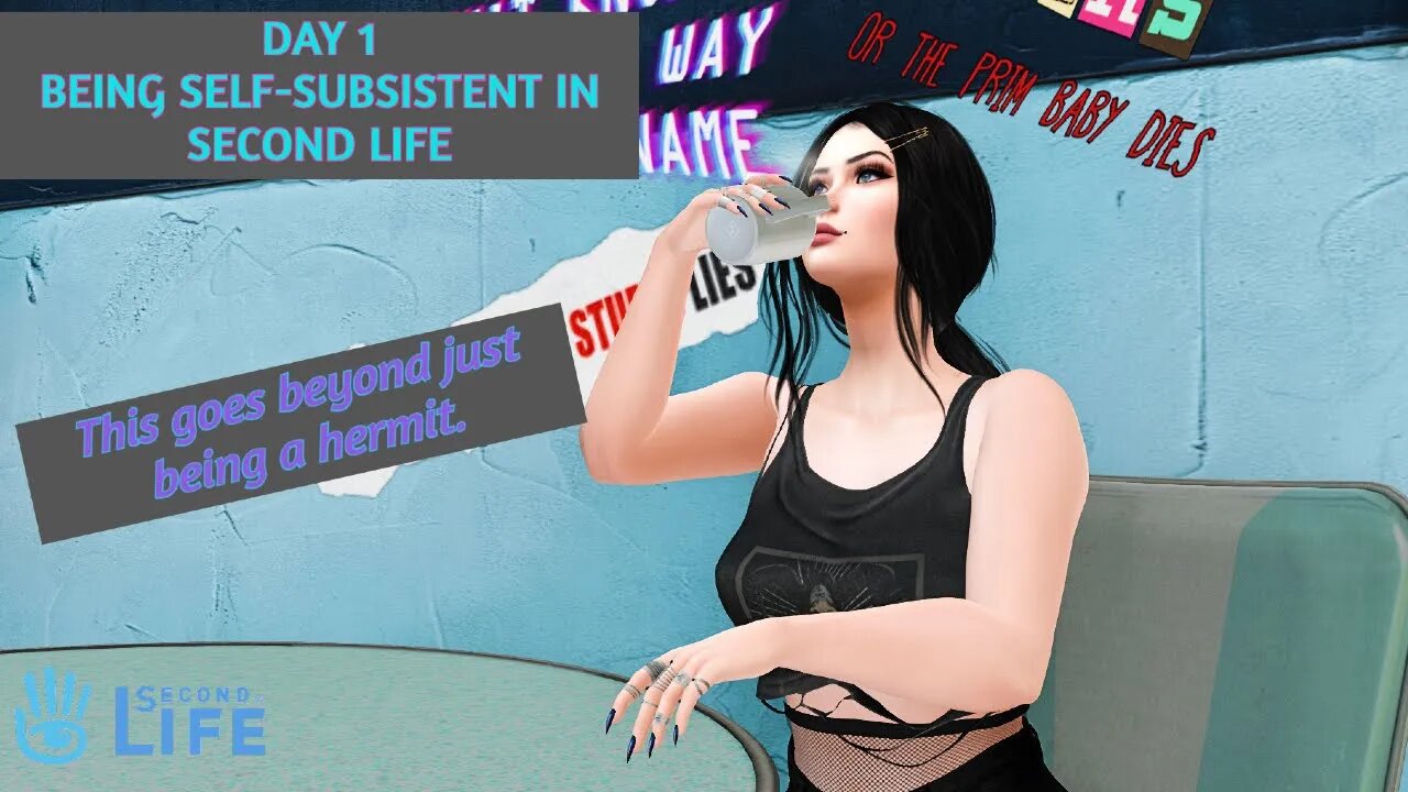 [Day 1]: Discovering The Psychological Effects of a Autonomous Virtual Life in Second Life.