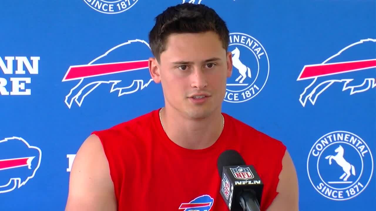 Bills training camp day five: Matt Araiza speaks at press conference