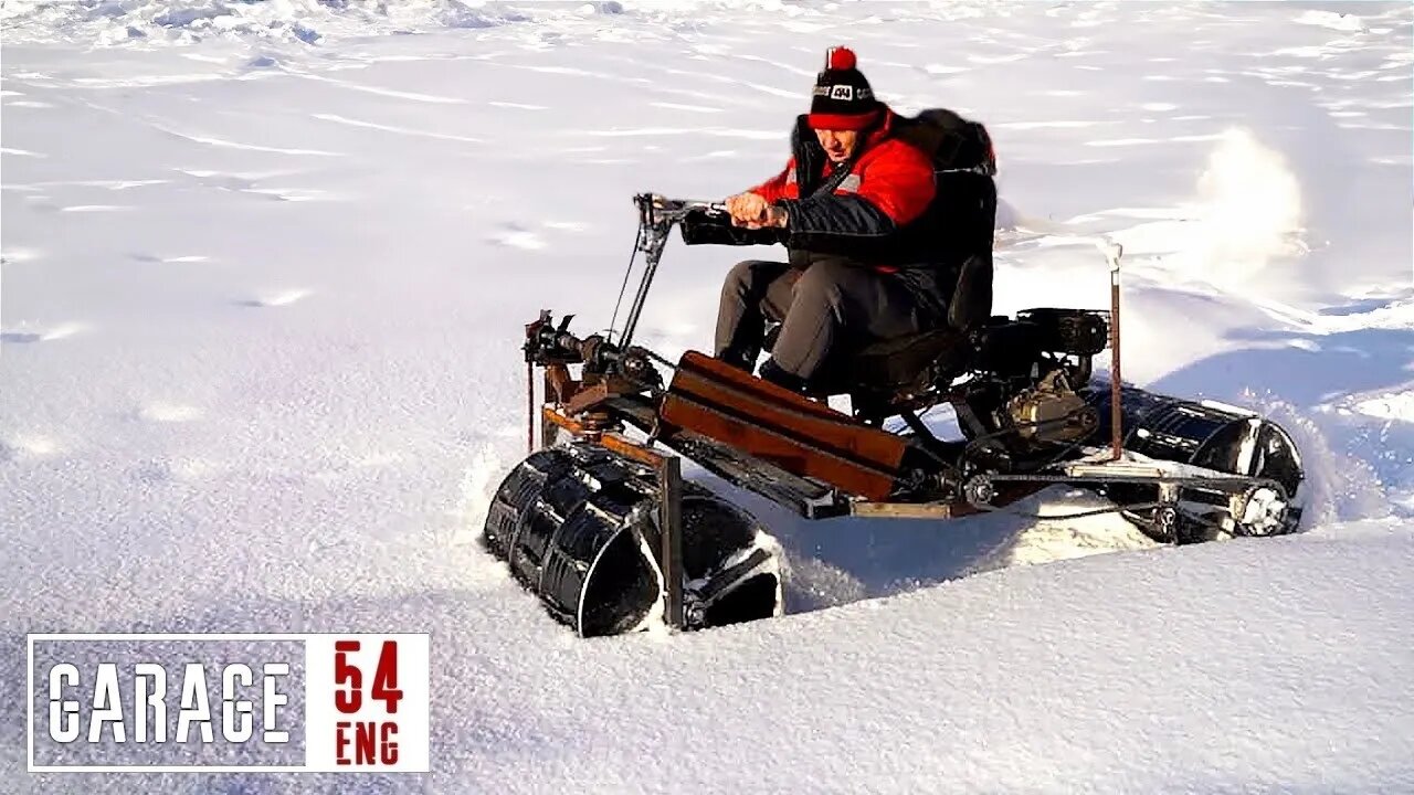 We make an all wheel drive ATV with metal drums for wheels