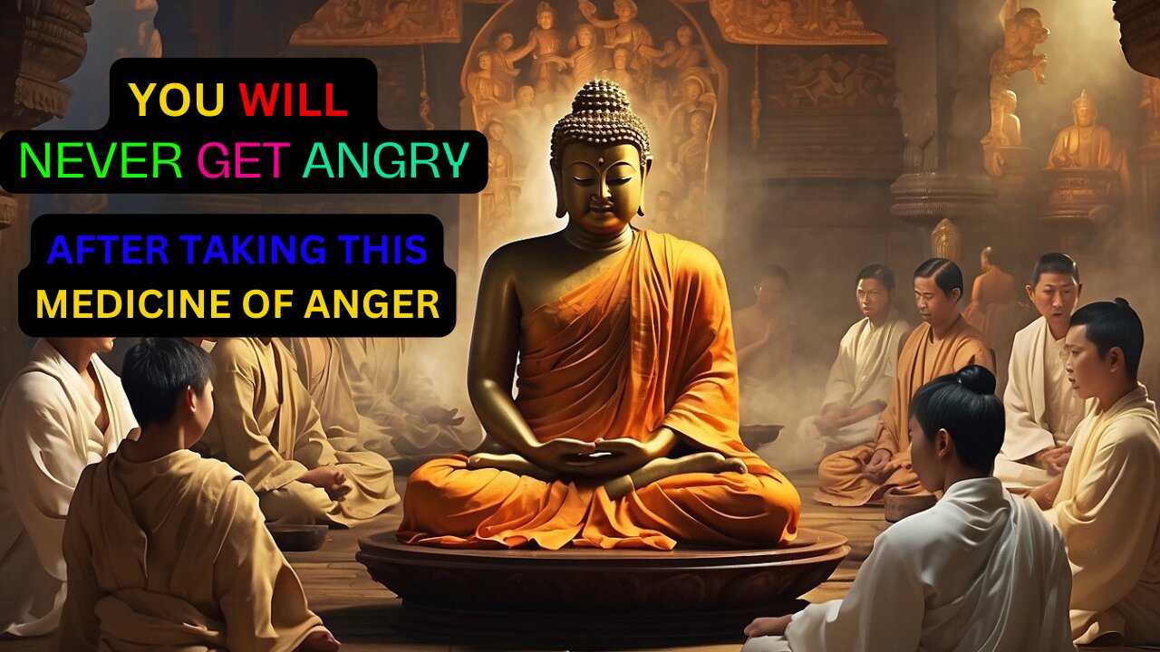 YOU WILL NEVER GET ANGRY AFTER TAKING THIS MEDICINE OF ANGER | Buddha story on anger