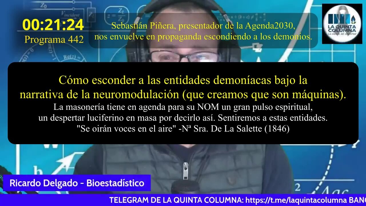 Sebastián Piñera: El Propagandista de la Agenda2030 (Programa 442) El vendedor de la neuromodulación