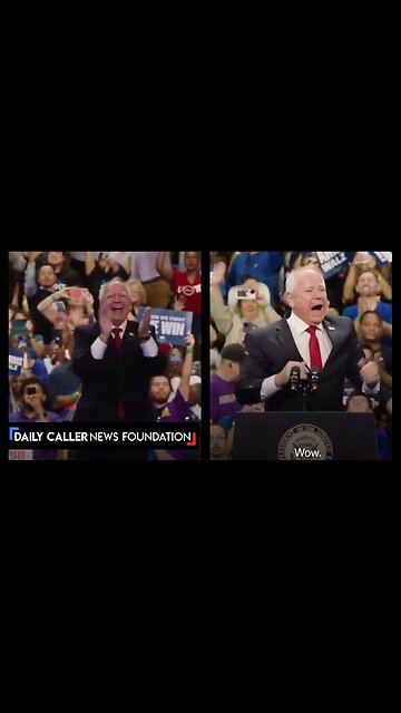 Tim Walz Posts Video Of Himself Being Kind Of.... Weird