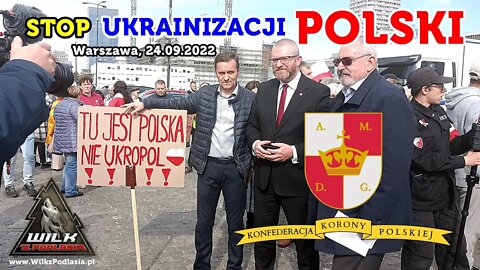 Stop Ukrainizacji Polski | Warszawa 24.09.2022