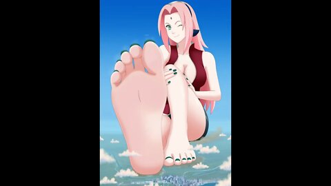 3d anime feet Naruto ( アニメの足 )