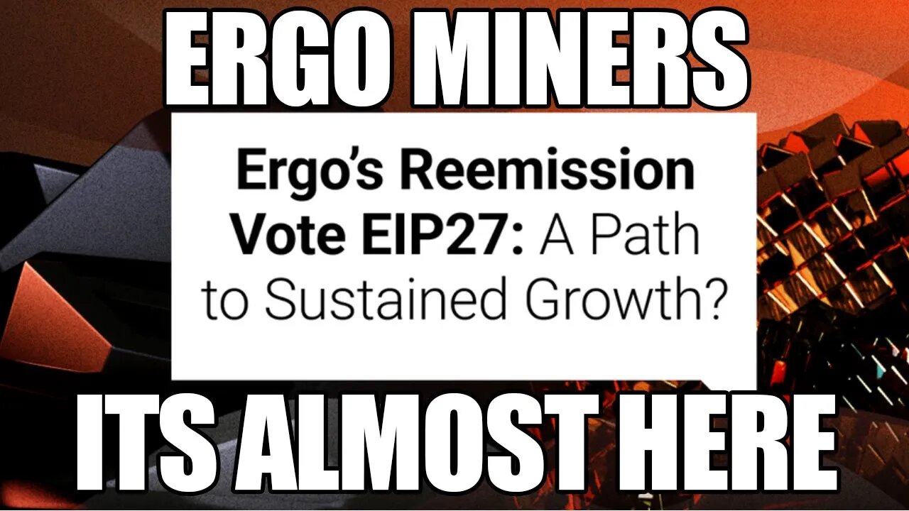 MASSIVE ERGO UPDATE!! EIP27 Is Dropping