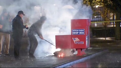 Ballot Box DESTROYED