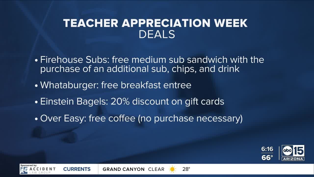 Teacher Appreciation Week deals for May 8-12!