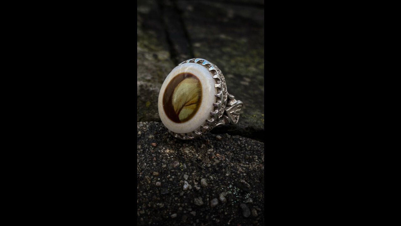 A Yemeni agate ring made of rare gemstones, a spiritual stone