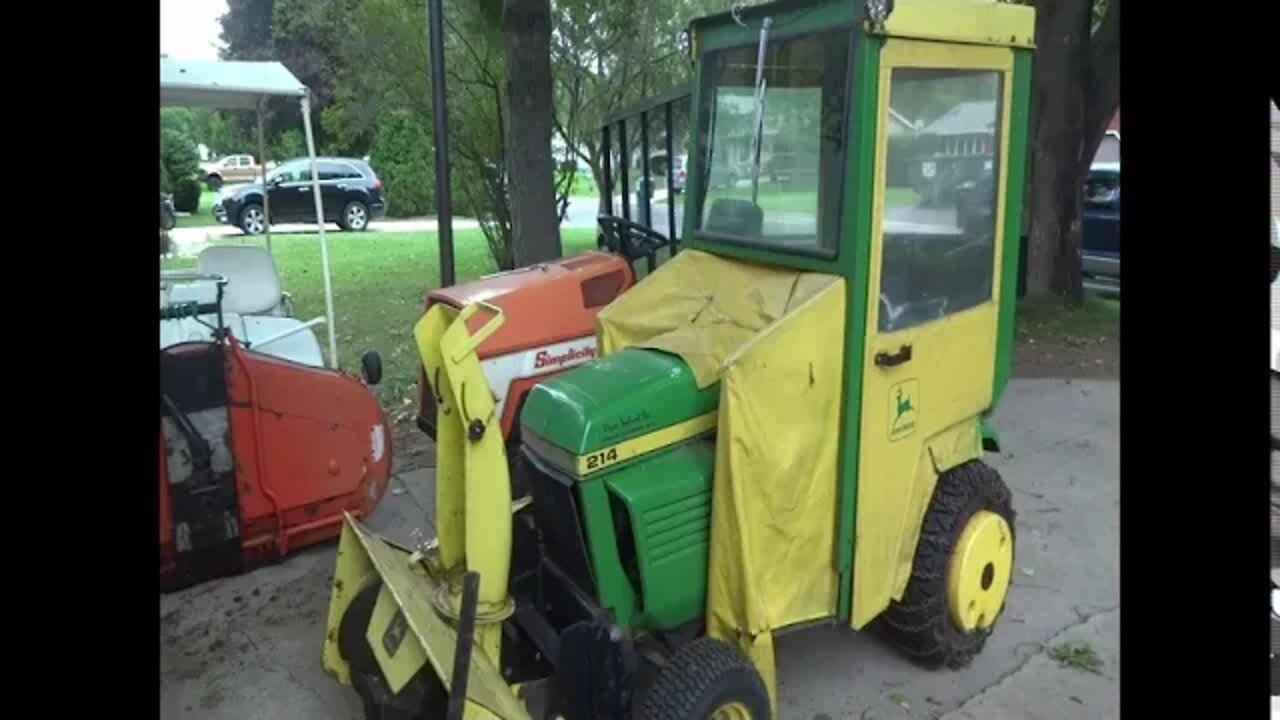 John Deere 37A - Beefing up the old skid shoes with a mower blade!
