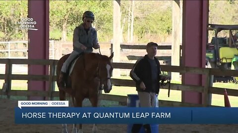 Veterans, kids get specialized therapy at Quantum Leap Farm