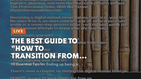 The Best Guide To "How to Transition from Office Life to Being a Digital Nomad"