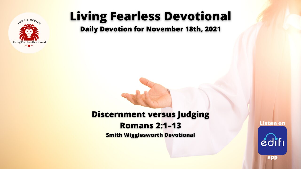 Discernment versus Judging - Romans 2:1–13