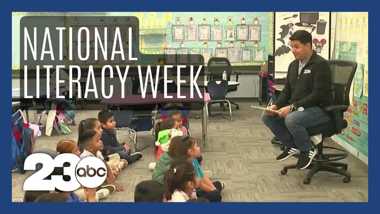 23ABC's Adrian Luevano, Bryan Gallo read to local elementary students