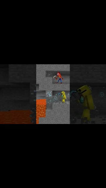 MINECRAFT: PIKACHU VS CRASH #shorts