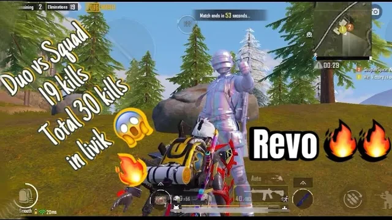 30 kills 😱 livik 19 kills by me 🔥 Duo vs Squad #teampubg #pubg #pubgmobile