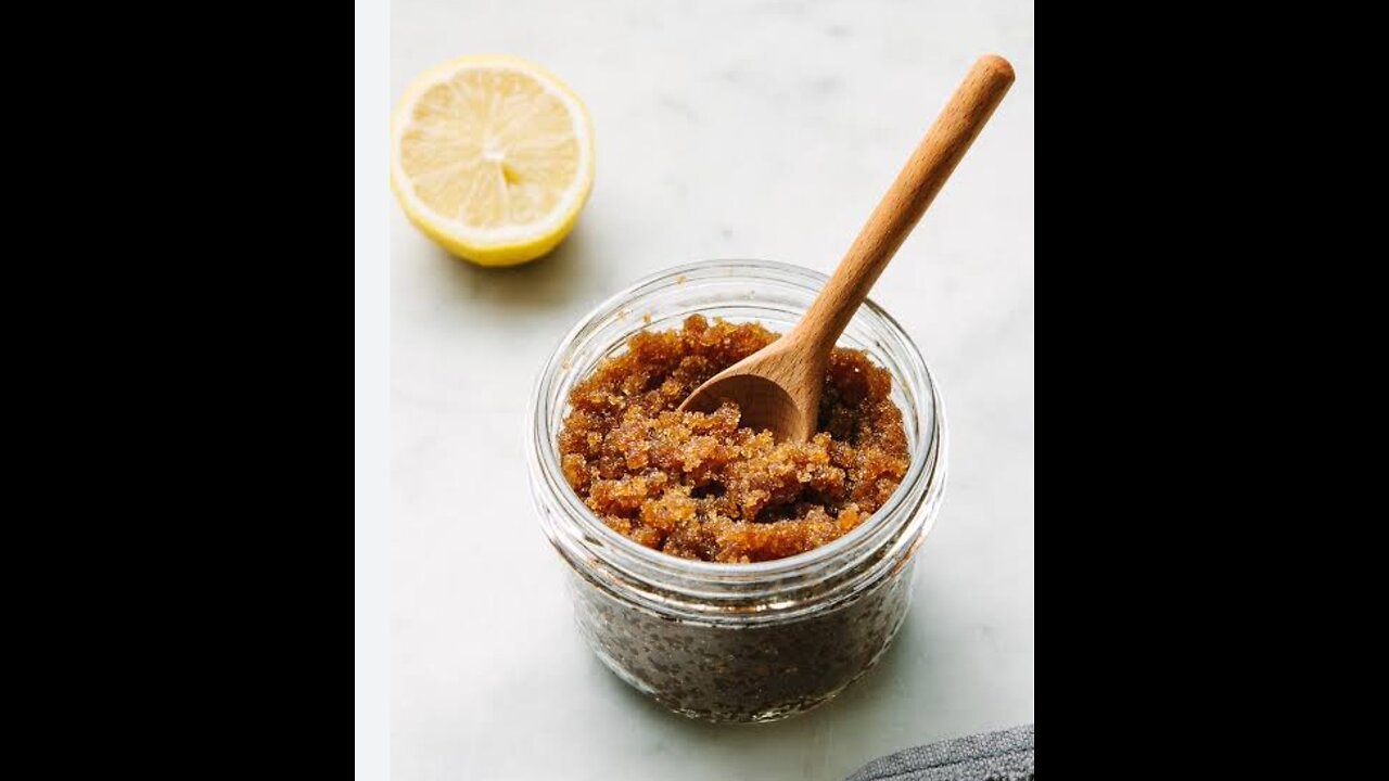 Homemade body scrub for glowing and clean skin👀🌸