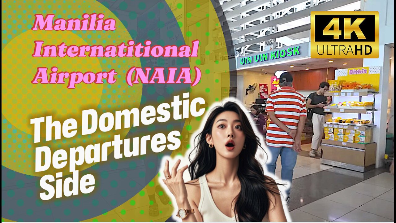 🇵🇭 Manila International Airport (NAIA) Domestic Departures [4K] Walk: Here is what you can expect!