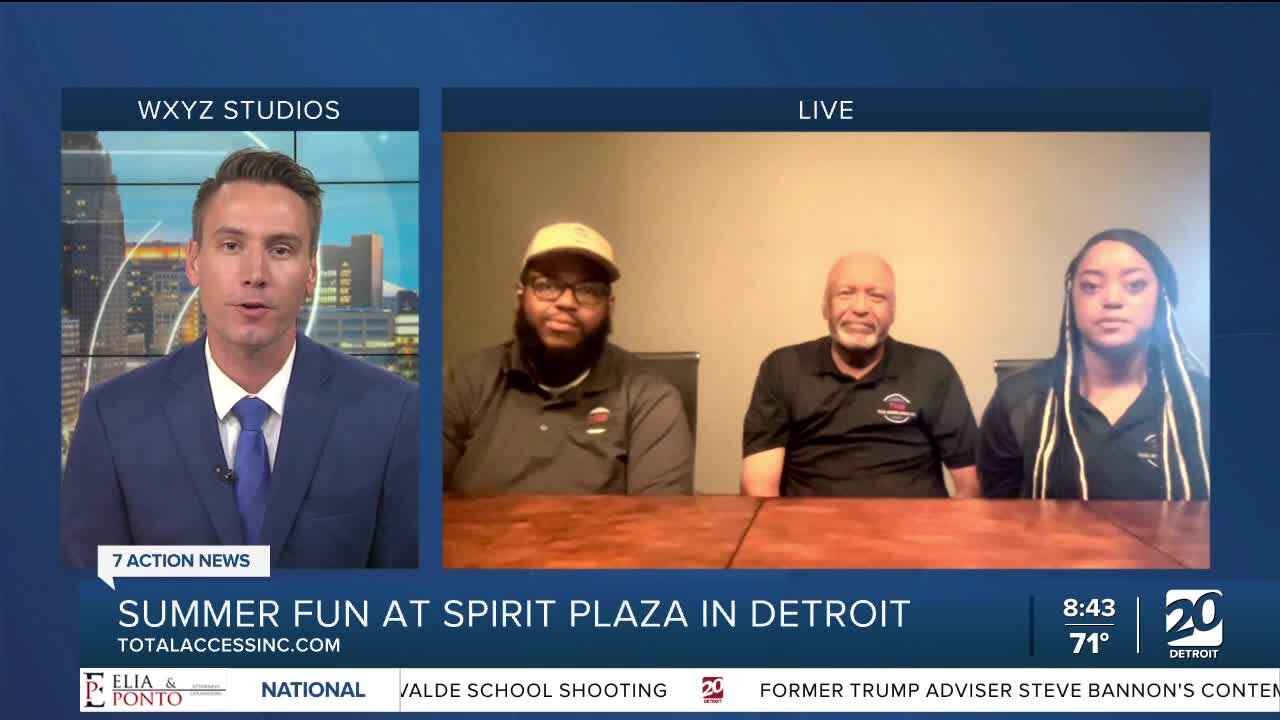 Summer fun at Spirit Plaza in Detroit